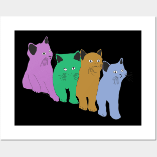 Funny Cats Musical gifts Posters and Art